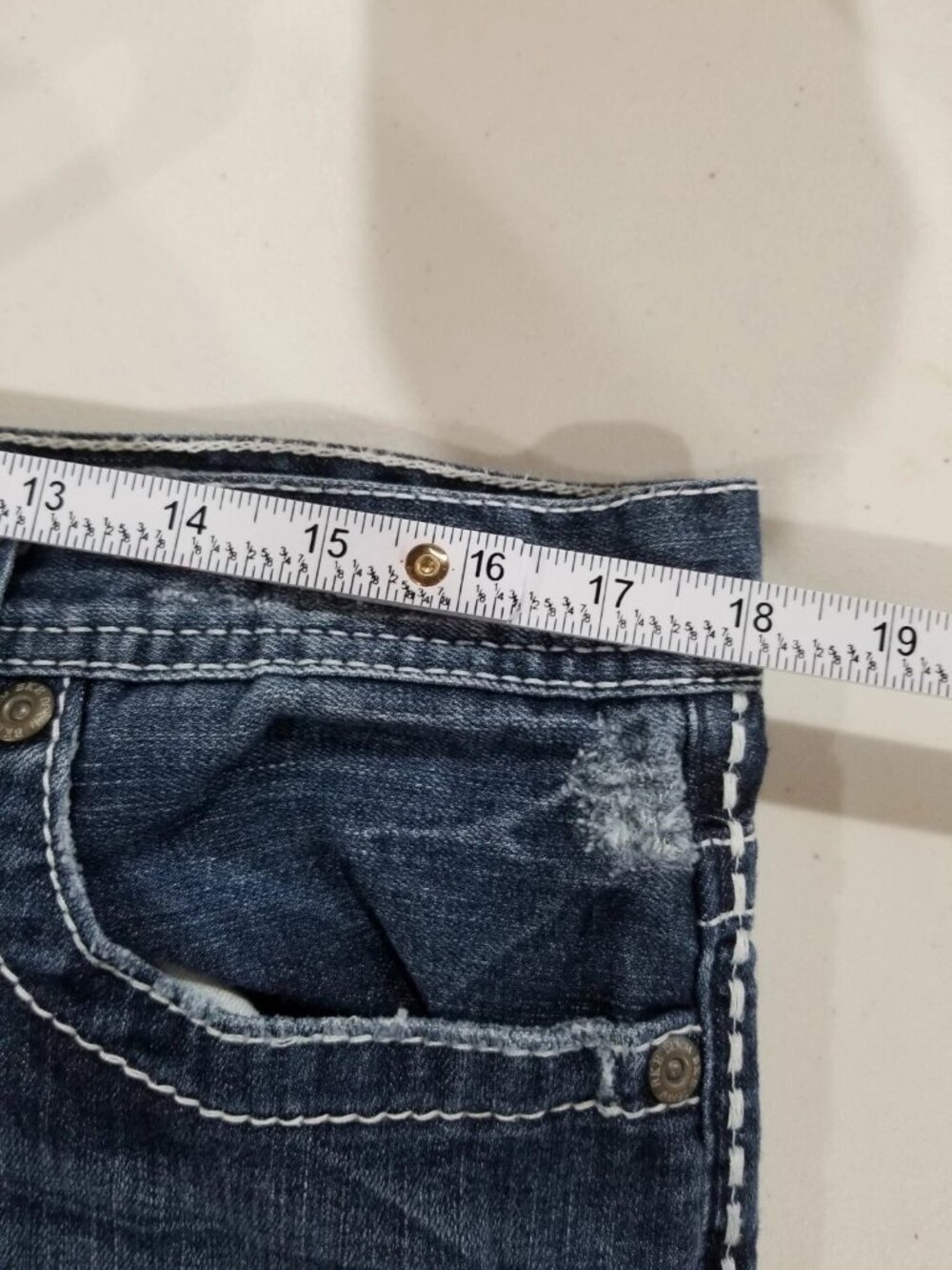 BKE Denim Carter Jeans Size 36W / 33L Boot Cut (10 Inch Rise) - Picture 11 of 12